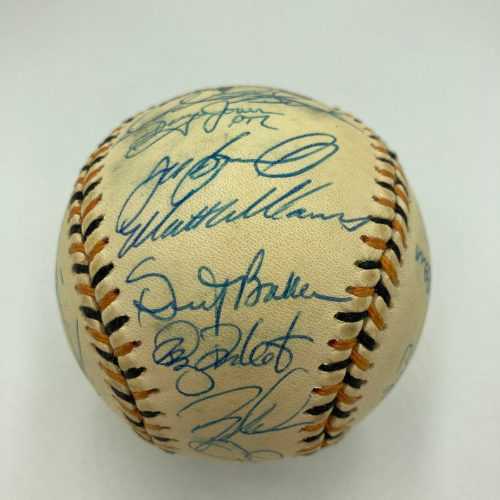 1994 All Star Game National League Team Signed Baseball Barry Bonds PSA DNA COA