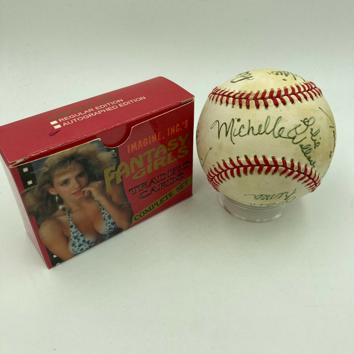 Fantasy Girls Multi Signed Baseball Models Scream Queens Celebrity Actresses