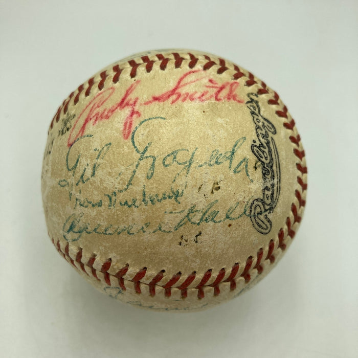 1953 Decatur Commodores Minor League Champions Team Signed Baseball JSA COA RARE