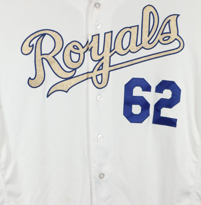 2015 Kansas City Royals World Series Champs Team Signed W.S. Jersey JSA COA
