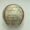 1959 Chicago White Sox AL Champs Team Signed Baseball Nellie Fox JSA COA