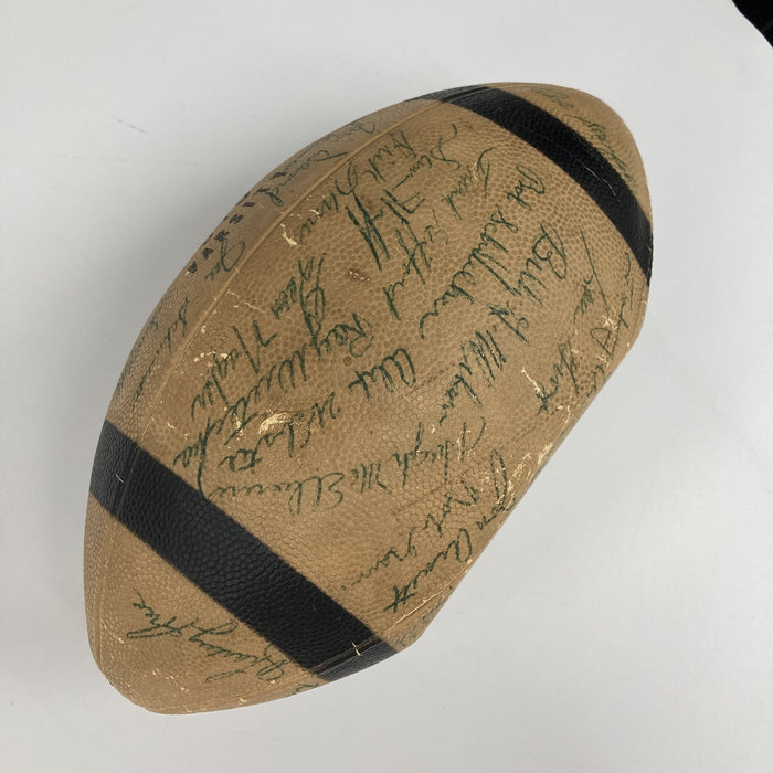 1959 NFL Pro Bowl Multi Signed Football 50 Sigs Johnny Unitas JSA COA RARE