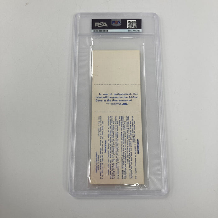 Nolan Ryan Signed 1975 All Star Game Full Ticket PSA DNA GEM MINT 10