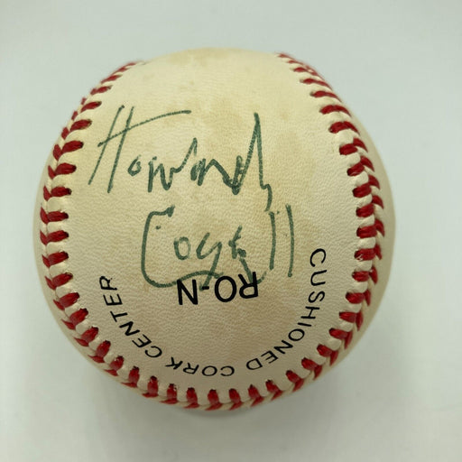 Howard Cosell Single Signed Official National League Baseball JSA COA RARE