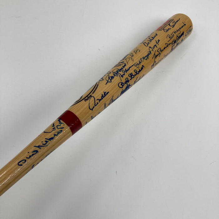 Hall Of Fame Multi Signed Baseball Bat 46 Sigs With Sandy Koufax Beckett COA