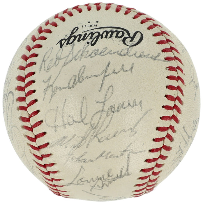 1982 St. Louis Cardinals World Series Champs Team Signed Baseball JSA COA