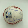 Stunning  Kings Of Baseball Hank Aaron Nolan Ryan Ripken Signed Baseball JSA COA