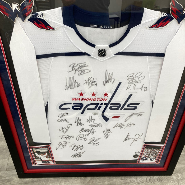 2017-2018 Washington Capitals Stanley Cup Champs Team Signed Jersey Fanatics COA