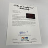 Joe Namath Signed Football PSA DNA Graded 9 MINT