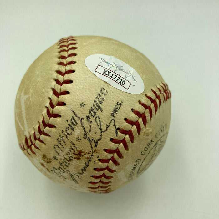 1950's Roy Campanella Pre Accident Single Signed NL Baseball JSA COA