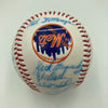 Vintage 1986 New York Mets World Series Champs Team Signed Baseball JSA COA