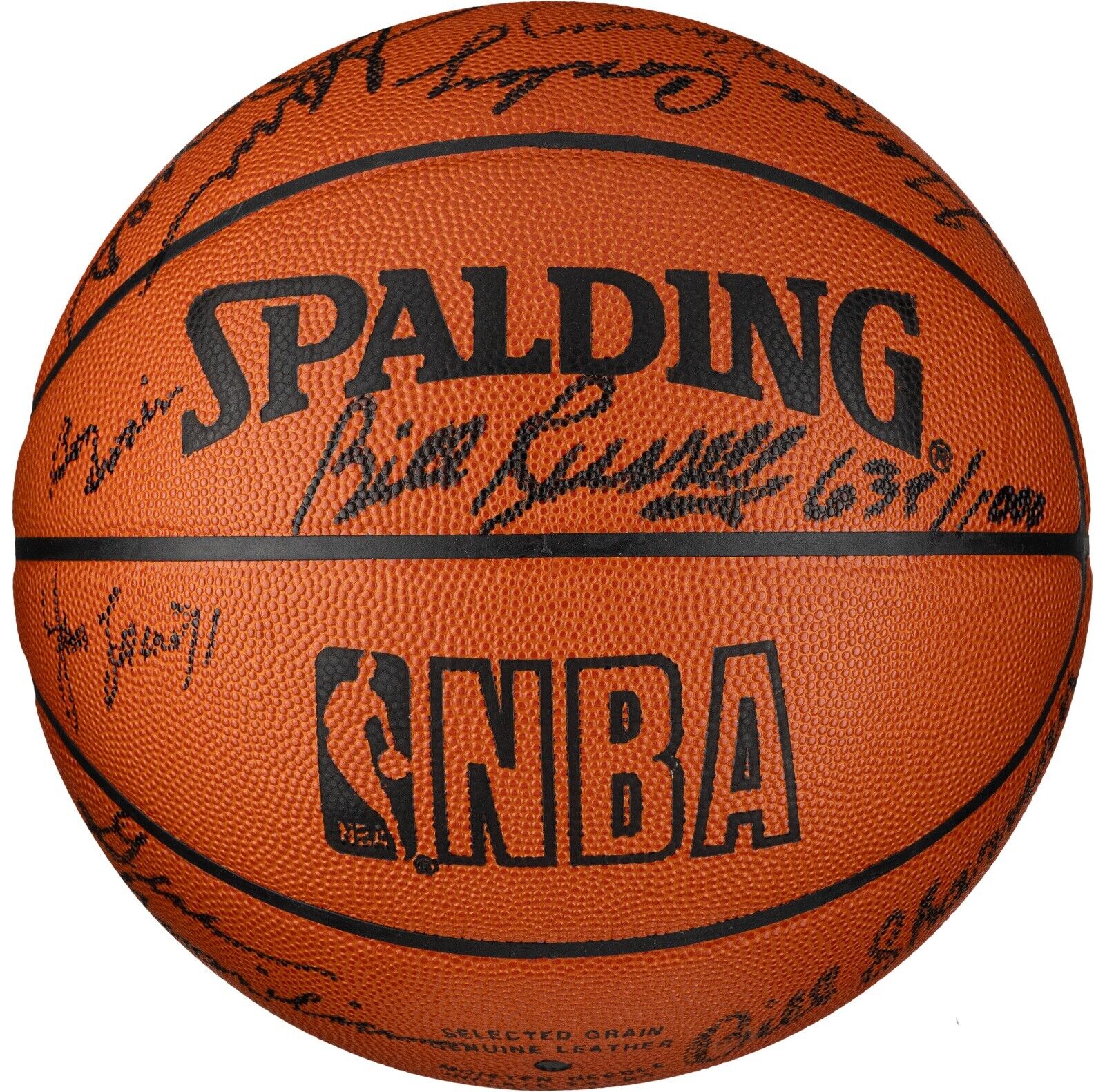 1959-60 Boston Celtics NBA Champs Team Signed Basketball PSA DNA & Beckett COA