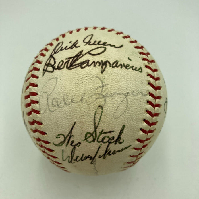 1973 Oakland A’s World Series Champs Team Signed Baseball PSA DNA COA