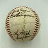 1973 Oakland A’s World Series Champs Team Signed Baseball PSA DNA COA