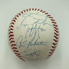 2009 New York Yankees Team Signed World Series Baseball Derek Jeter JSA COA