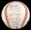 2001 New York Yankees AL Champs Team Signed Baseball 30 Sigs Derek Jeter PSA DNA