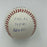 Harold Baines Signed Heavily Inscribed Stat MLB Baseball With JSA COA