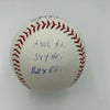 Harold Baines Signed Heavily Inscribed Stat MLB Baseball With JSA COA