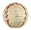 1957 New York Yankees American League Champs Team Signed AL Baseball JSA
