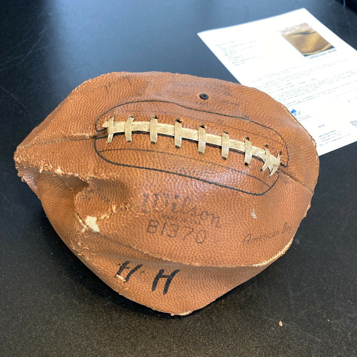 1951-52 Philadelphia Warriors Team Signed Wilson Game Basketball Auto JSA COA