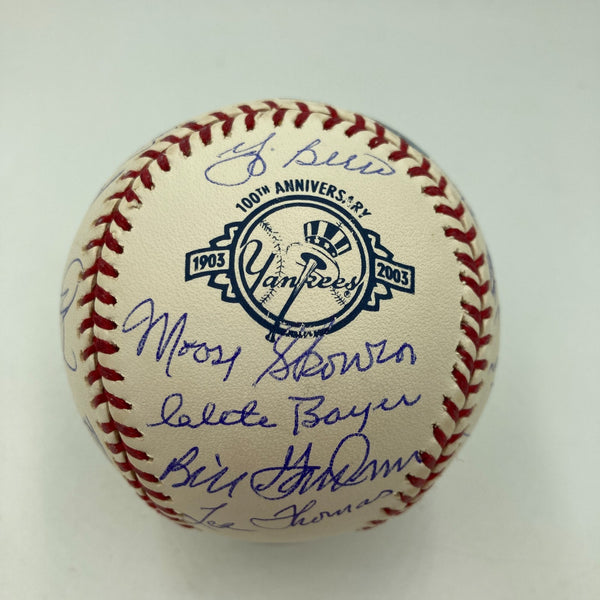 1961 New York Yankees World Series Champs Team Signed Baseball