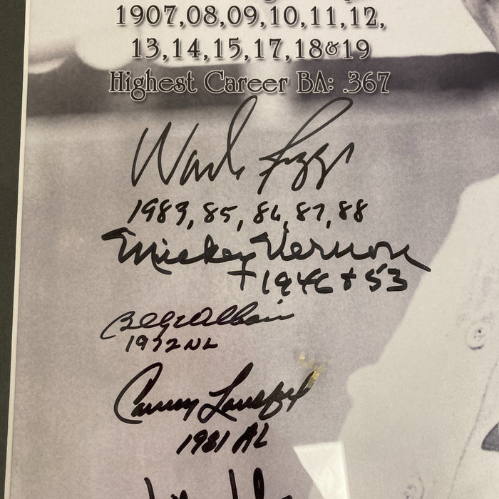 Batting Champions Signed 16x20 Photo 19 Sigs With Kirby Puckett Fanatics