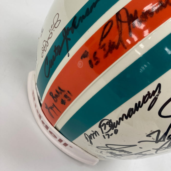 1972 Miami Dolphins Super Bowl Champs Team Signed Full Size Helmet JSA COA