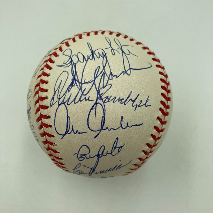 1978 Yankees World Series Champs Team Signed American League Baseball JSA COA