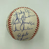 1978 Yankees World Series Champs Team Signed American League Baseball JSA COA