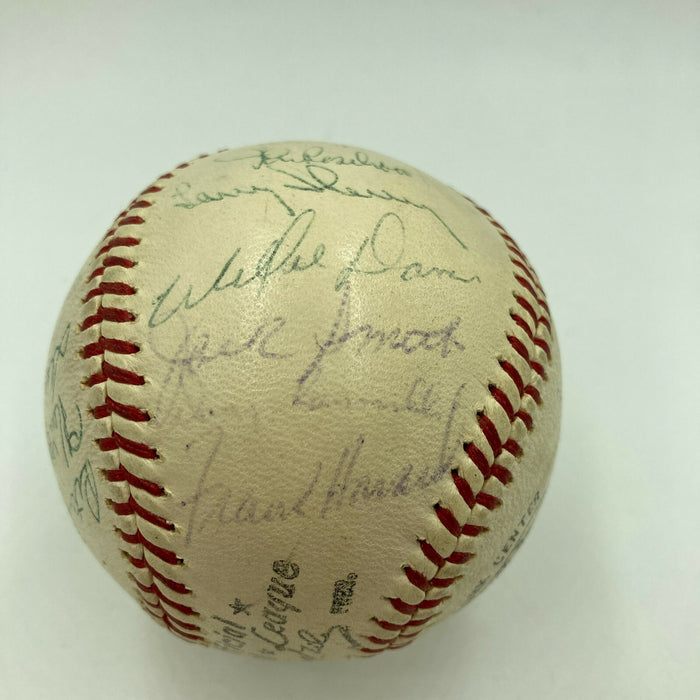 1963 Los Angeles Dodgers World Series Champs Team Signed Baseball Koufax JSA