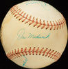 Satchel Paige 1970's Hall Of Fame Induction Multi Signed Baseball JSA COA
