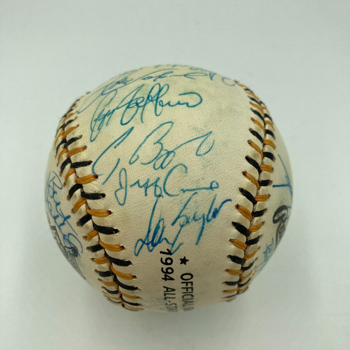 1994 All Star Game National League Team Signed Baseball Barry Bonds PSA DNA COA