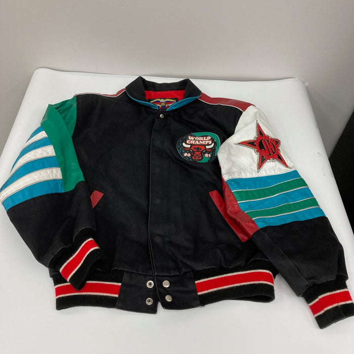 Michael Jordan Signed Jeff Hamilton Custom Leather Jacket UDA Holo & Beckett COA
