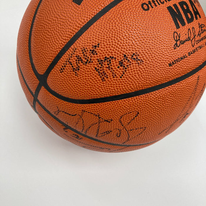 1994-1995 Phoenix Suns Team Signed Game Basketball Charles Barkley JSA COA