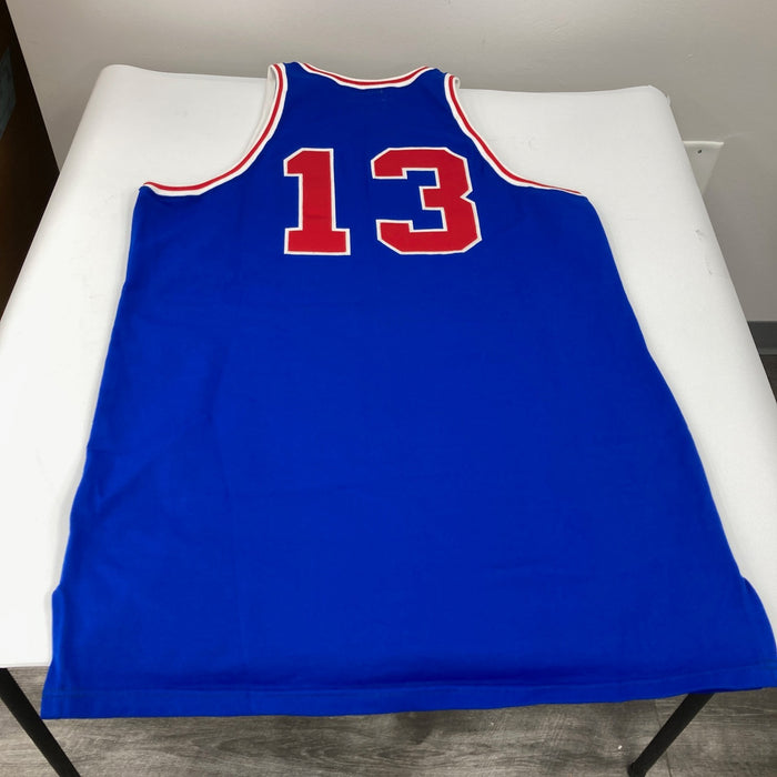 Wilt Chamberlain Signed Mitchell & Ness 1966-67 Philadelphia Warriors Jersey PSA