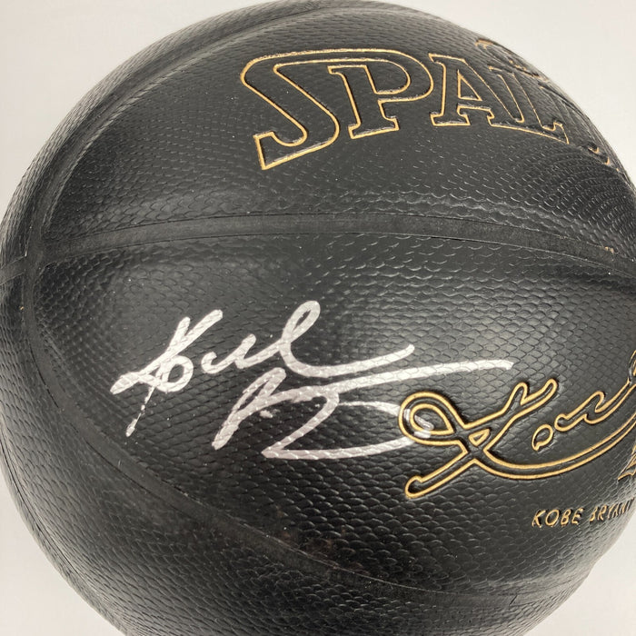 Kobe Bryant "Black Mamba" Signed Inscribed Basketball Panini & Beckett COA RARE