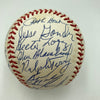1961 New York Yankees World Series Champs Team Signed Baseball Mickey Mantle JSA