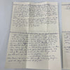 Rare Jesse Haines Signed Handwritten Questionnaire Great Baseball Content JSA