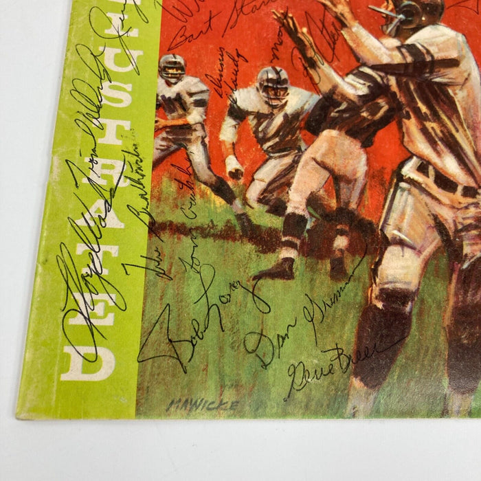 1964 Green Bay Packers Team Signed Program Vince Lombardi Bart Starr 25 Sigs JSA