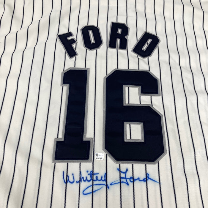 Whitey Ford Signed Binghamton Triplets New York Yankees Minor League Jersey JSA