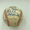 1969 Chicago Cubs Team Signed Vintage National League Baseball Ernie Banks JSA