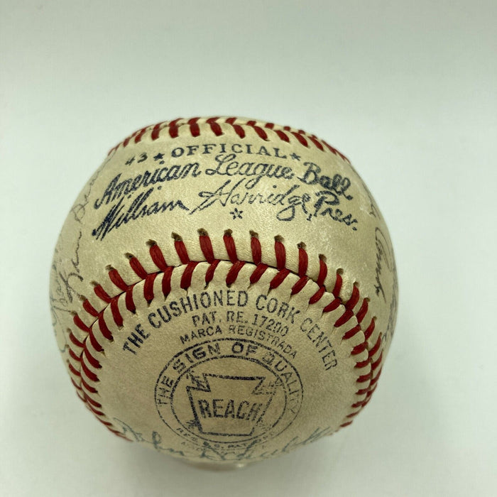 1943 New York Yankees World Series Champs Team Signed Baseball JSA COA RARE