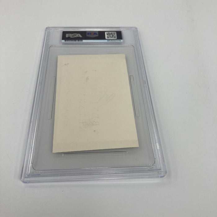 Prime Minister Benjamin Netanyahu Signed Card Auto Israel PSA DNA Certified