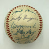 Stunning 1959 All Star Game Team Signed Baseball Hank Aaron Willie Mays JSA COA
