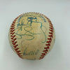 Derek Jeter Mariano Rivera Rookie Season 1995 Yankees Team Signed Baseball JSA