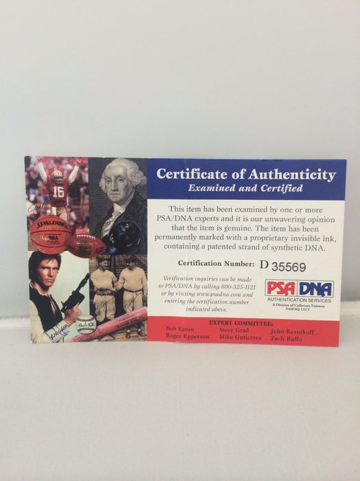 Gary Carter Gary EDMUND CARTER FULL NAME SIGNED NL FEENEY BASEBALL PSA DNA