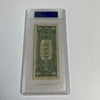 Gil Hodges Signed $1 Dollar Bill Signed Day After 1969 World Series PSA DNA