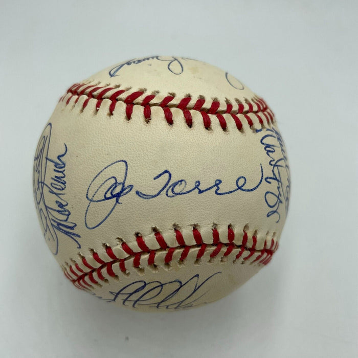 1996 New York Yankees World Series Champs Team Signed Baseball Derek Jeter JSA