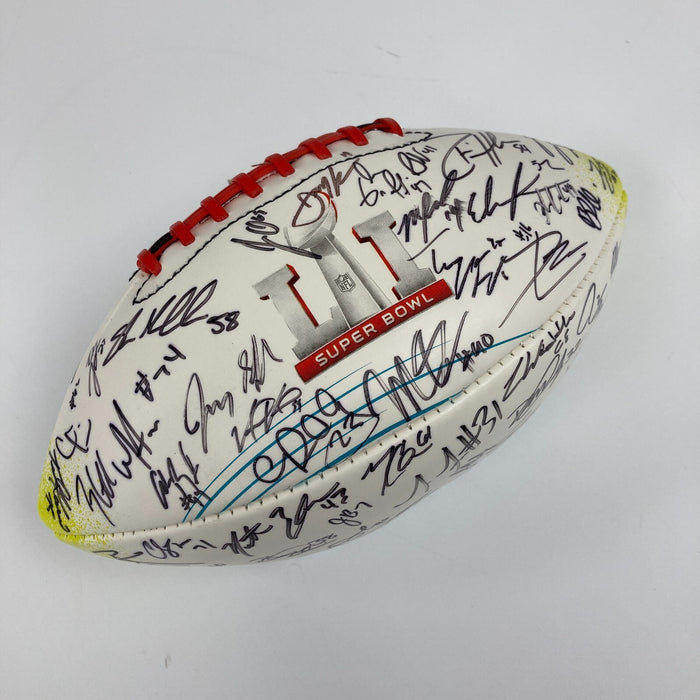 Tom Brady 2016 New England Patriots Super Bowl Champs Team Signed Football JSA