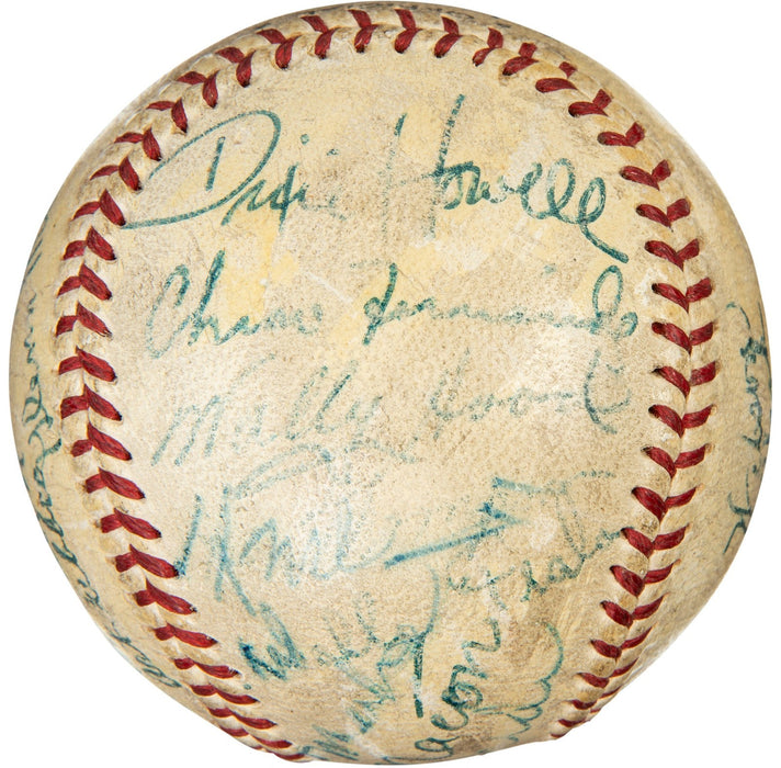 Roberto Clemente Pre Rookie 1954 Montreal Royals Minor League Signed Baseball